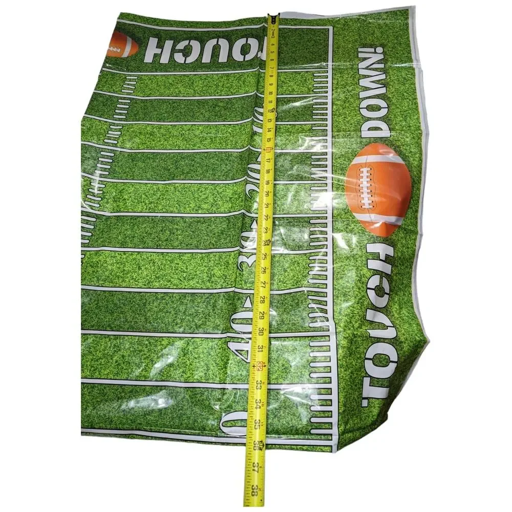 Football Party Plastic Tablecloths Disposable Plastic Sports Theme about 54x72